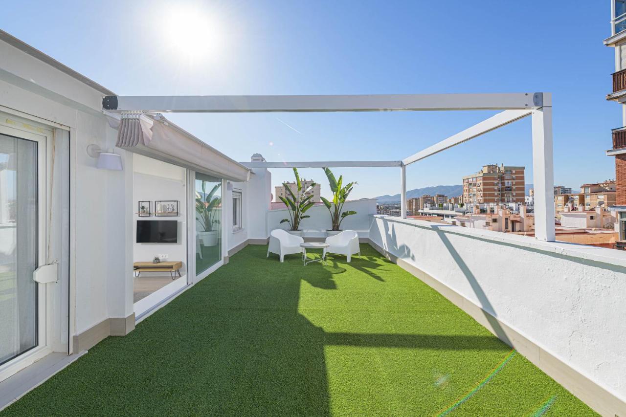 Wintowinrentals Exclusivo Atico Cerca De La Playa. Málaga Exteriör bild