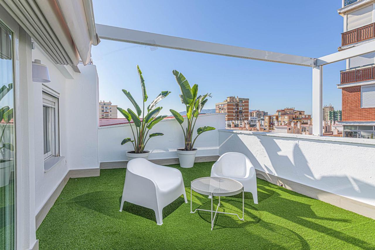 Wintowinrentals Exclusivo Atico Cerca De La Playa. Málaga Exteriör bild