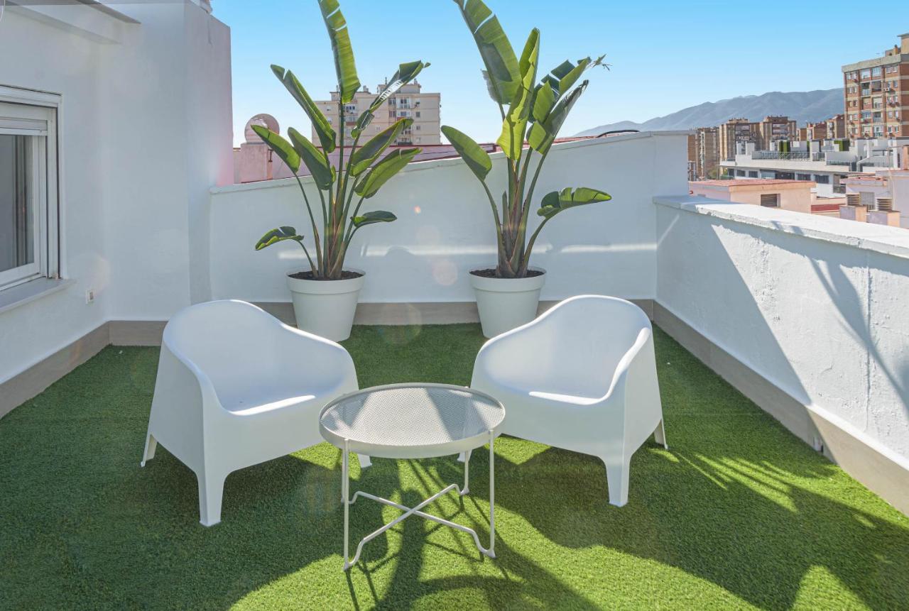 Wintowinrentals Exclusivo Atico Cerca De La Playa. Málaga Exteriör bild